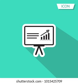Statistics, accounting vector icons, Charts, presentation and pie chart signs. Analysis, report and business case symbols.