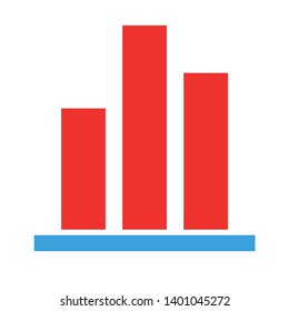Statistics bar diagram vector icon. filled flat sign for mobile concept and web design. Business Chart, presentation glyph icon. Symbol, logo illustration. Pixel perfect vector graphics