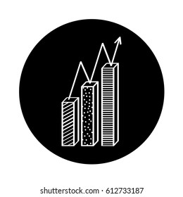 statistics bar isolated icon