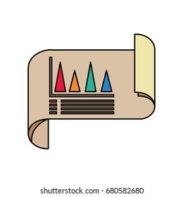 Statistics bars graphic