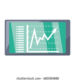 Statistics bars graphic