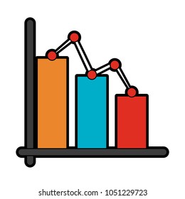 Statistics bars symbol