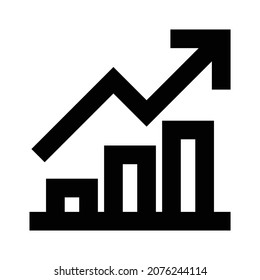 Statistics Bold Outline Vector icons that can easily modify

