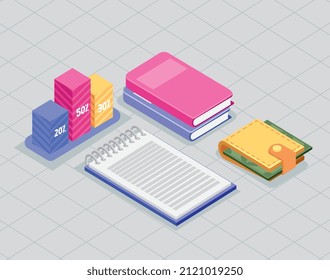 Symbole für Statistik und Haushaltsführung