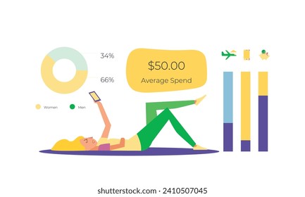 Statistics business 3d graph bar chart. Vector infographic with steps and options. Chart and graph, web data report and presentation illustration