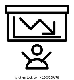 statistics business diagram icon