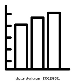 statistics business diagram icon