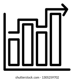 statistics business diagram icon