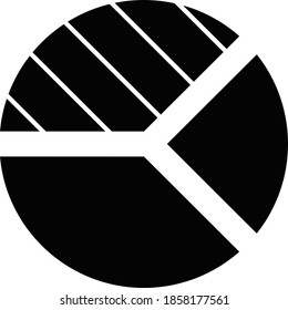 Statistics chart business and technology icon.