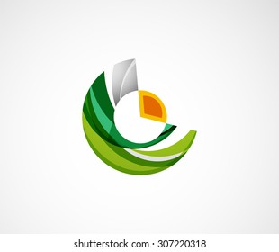 Diseño del logotipo de la empresa de estadística. Ilustración vectorial. Icono de economía comercial