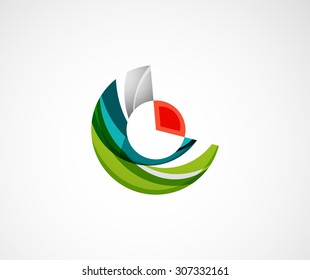 Statistics company logo design. Vector illustration. Economy business icon