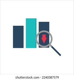 Statistics Data Analysis Vector Icon