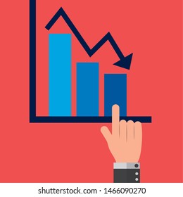 Statistics design, Infographic data information business analytics and visual presentation theme Vector illustration