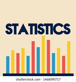 Statistics design, Infographic data information business analytics and visual presentation theme Vector illustration