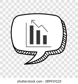 statistics design, vector illustration eps10 graphic 