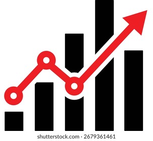 Statistics Diagram Icon Design Vector Eps 10