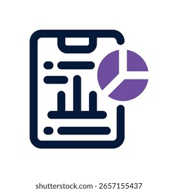 statistics duotone icon. Sleek and modern vector icon for websites, mobile apps, marketing materials, and corporate design. Fully scalable and ready to use.