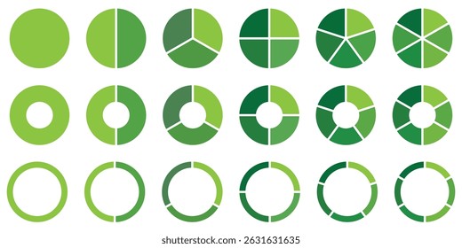 estatística, finanças, gráfico, estratégia, etapa, informações, progresso, trabalho em equipe, marketing, layout, diagrama, estrutura, ícones, separados, banner, negócios, folheto. Conjunto de ícones do gráfico de pizza.
