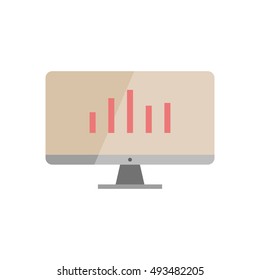 Statistics flat icon
