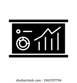 Statistics, Graoh, Diagram, Analytics Icon Vector Image. Can Also Be Used For Customer Support And UI. Suitable For Use On Web Apps, Mobile Apps And Print Media.