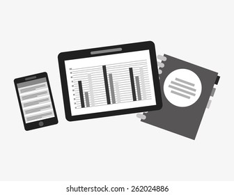 statistics graph design, vector illustration eps10 graphic 