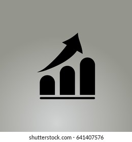 statistics graph icon,web icon