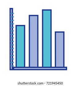 statistics graphic bar diagram design