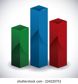 statistics graphic design , vector illustration
