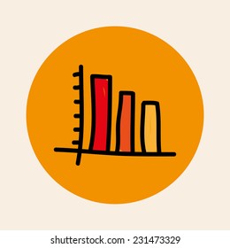 statistics graphic design , vector illustration