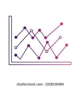 statistics graphic isolated icon