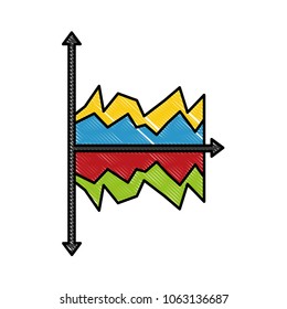 statistics graphic isolated icon