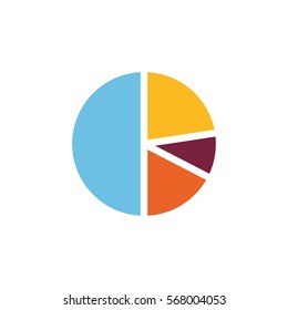 Statistics graphic report icon vector illustration graphic design