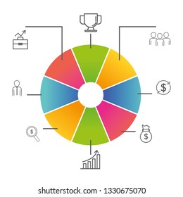 statistics graphics cartoon