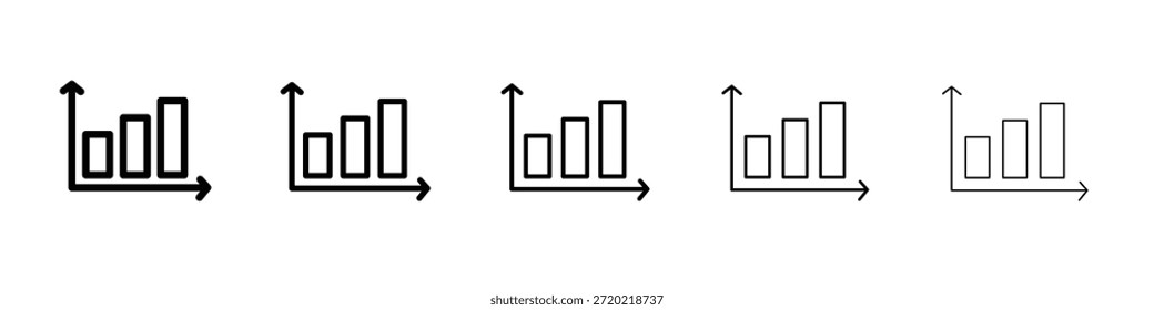 Estatísticas design de ícone, logotipo, aplicativo, UI. Ilustração vetorial, EPS