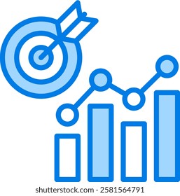 Statistics Icon Element For Design