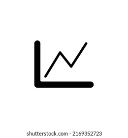 statistics icon flat style trendy stylist simple