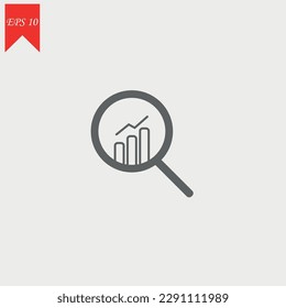 statistics icon, icons, analysis, server, business, vector