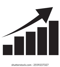 Statistics icon isolated, infographic chart symbol.