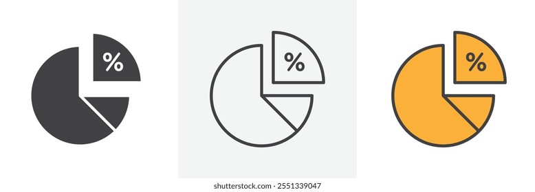 Statistics icon pack. Vector illustration. EPS10