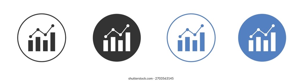 Statistics icon pictogram for your web site design, logo