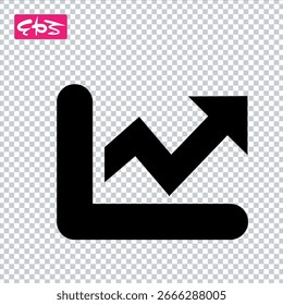 Icono de estadísticas, icono de informe, icono de análisis, formato EPS icono de Vector archivo de ilustración