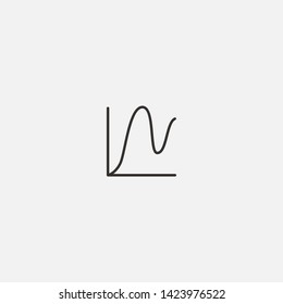 statistics icon sign signifier vector