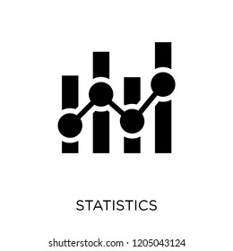 Statistics icon. Statistics symbol design from Analytics collection. Simple element vector illustration on white background.