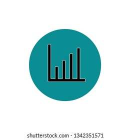 statistics icon vector