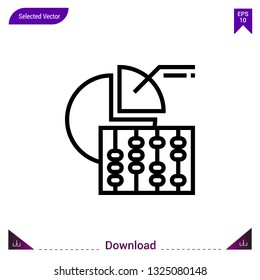 statistics icon vector . Best modern, simple, isolated, application ,statistical-analysis icons, logo, flat icon for website design or mobile applications, UI / UX design vector format