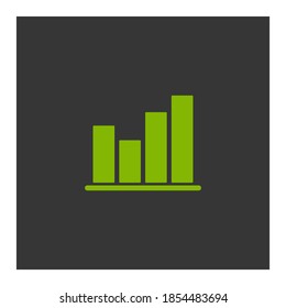 statistics icon. Vector illustration EPS 10.