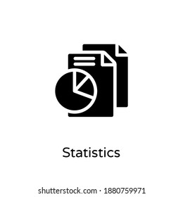 Statistics icon in vector. Logotype