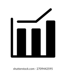 Statistics Icon Vector Symbol Design Illustration
