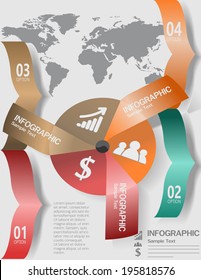 Statistics icons and charts set in flat design suitable for info graphics, presentations, web design, vector illustration