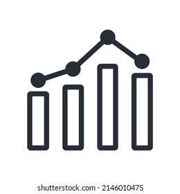 statistics icons  symbol vector elements for infographic web